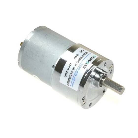 KGB37 24V 200Rpm 37mm Redüktörlü Eksantrik Dc Motor - 2