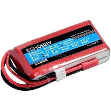 Kırmızı 1500MAH 2 S 7.4 V 25C Yüksek Güç Yüksek Kaliteli Model Uçak LIPO Pil T Dişi - 2