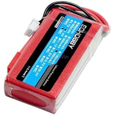 Kırmızı 1500MAH 2 S 7.4 V 25C Yüksek Güç Yüksek Kaliteli Model Uçak LIPO Pil T Dişi - 5