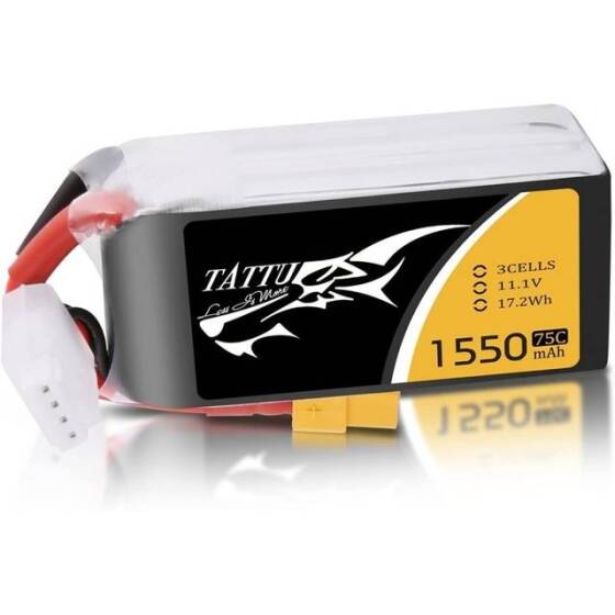 Kırmızı 1500MAH 3 S 11.1 V 25C Yüksek Güç Yüksek Kaliteli Model Uçak LIPO Pil JST Dişi - 1