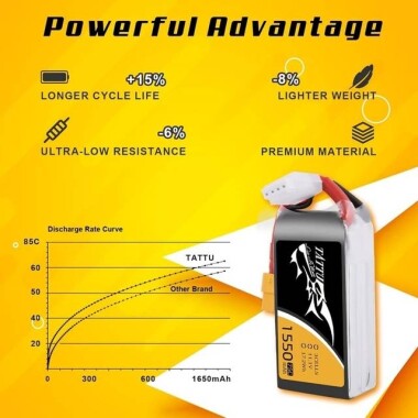Kırmızı 1500MAH 3 S 11.1 V 25C Yüksek Güç Yüksek Kaliteli Model Uçak LIPO Pil JST Dişi - 4