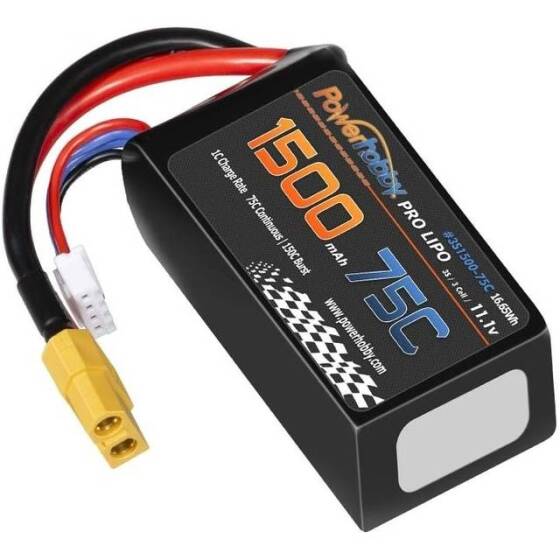 Kırmızı 1500MAH 3 S 11.1 V 35C Yüksek Güç Yüksek Kaliteli Model Uçak LIPO Pil XT60 Dişi - 2