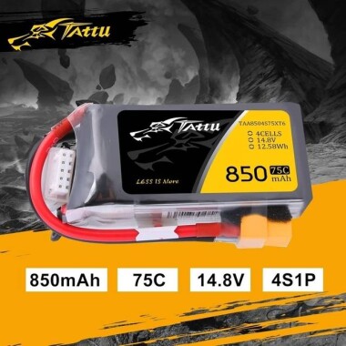 Kırmızı 850MAH 4 S 14.8 V 25C Yüksek Güç Yüksek Kaliteli Model Uçak LIPO Pil XT60 Dişi - 3