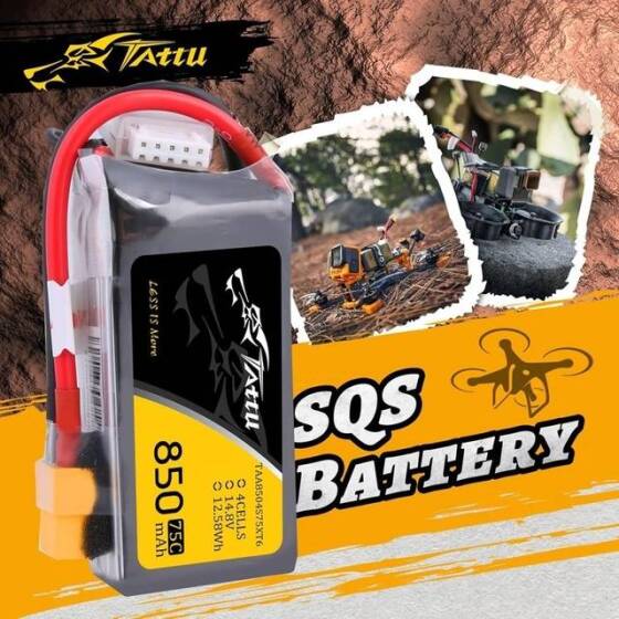 Kırmızı 850MAH 4 S 14.8 V 25C Yüksek Güç Yüksek Kaliteli Model Uçak LIPO Pil XT60 Dişi - 5