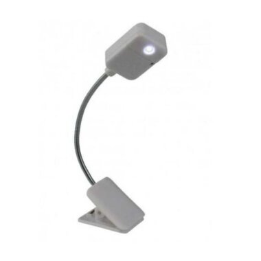 Kitap Okuma Işığı - Beyaz Işıklı Klipsli Lamba - Görsu Elektronik