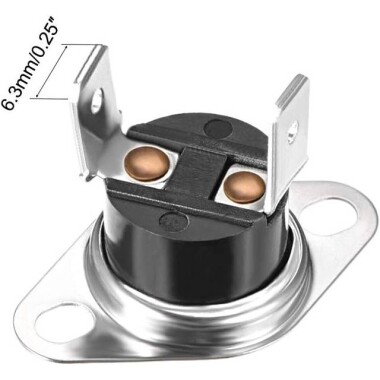 KSD301 85 Derece Normal Kapalı NC Sıcaklık Kontrollü Anahtar Termostat 250V 10A - 3