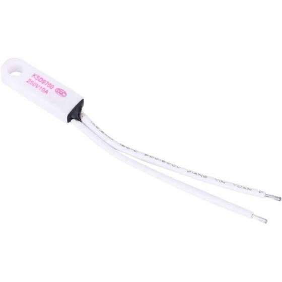 KSD9700/BK05 - BB1D 10A 250V Metal Termostat - 30/35 Derece Normalde Kapalı - 3