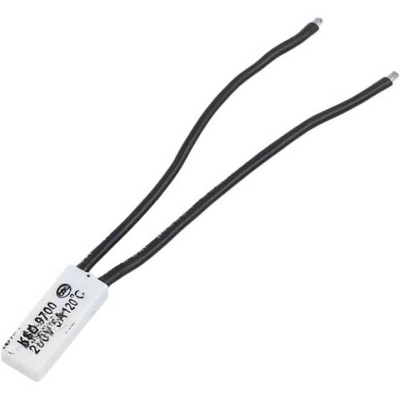 KSD9700/BK05 - BB1D 5A 250V Metal Termostat - 120 Derece Normalde Açık - 1