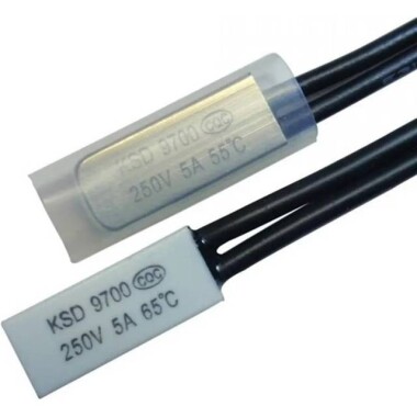 KSD9700/BK05 - BB1D 5A 250V Metal Termostat - 65 Derece Normalde Açık - 3
