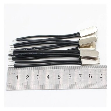 KSD9700/BK05 - BB1D 5A 250V Plastik Termostat - 75 Derece Normalde Açık - 3