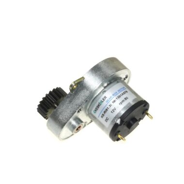 KSR 12V 80Rpm Redüktörlü ( Küçük Dişli Bağlı) DC Motor - Görsu Elektronik