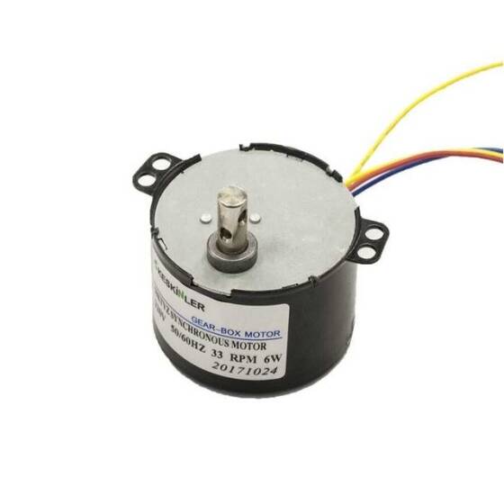 KTYZ-50 33RPM 6W AC Senkron Motor - 1