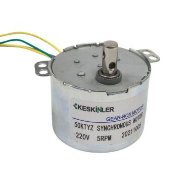 KTYZ-50 5RPM 6W AC Senkron Motor - Görsu Elektronik