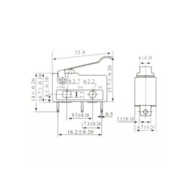 KW11-3Z Micro Switch 3 Pin - 2