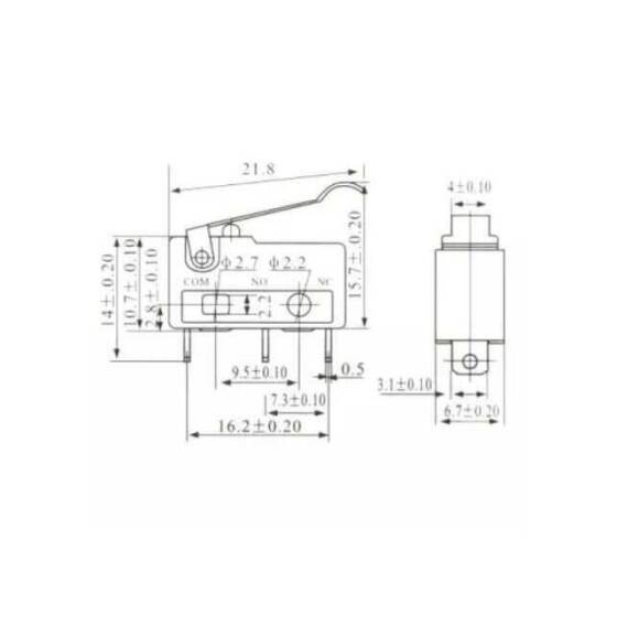 KW11-3Z Micro Switch 3 Pin - 2