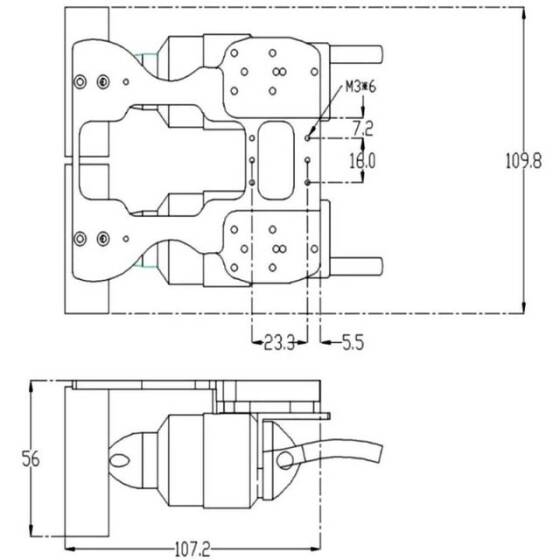 KYO-4T-DUAL Metal Pervaneli Sualtı Fırçasız Motor Çifti - 4