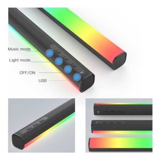 L023 Sese Duyarlı Led Bar - Müzik Spektrum - 3