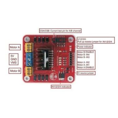 L298N DC Çift Motor Sürücü Devresi WB291111 - 3
