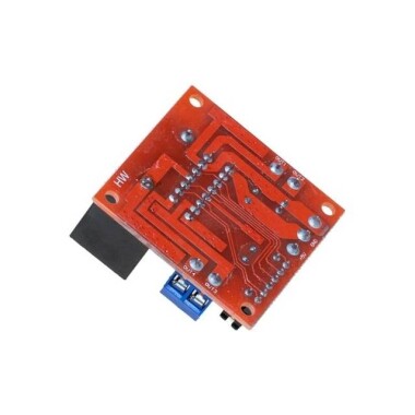 L298N Voltaj Regulatörlü Çift Motor Sürücü Kartı(Kırmızı PCB) - 6
