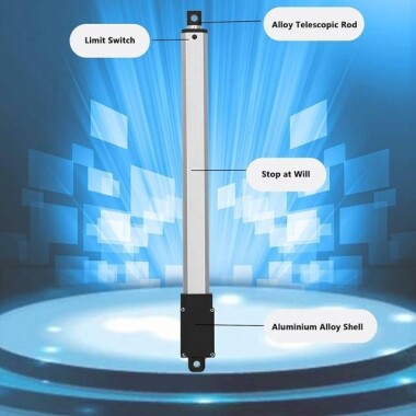 LA-T8-150 Strok Uzunluğu 150 mm 30 mm/S 20N DC 12V Elektrikli Putter Elektrikli Lineer Aktüatör Putter Kapılar/Pencereler için - 3