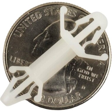 LCF-7 M3 Uçak tipi İzolasyon Sütunu PCB Naylon İzolasyon Sütunu Beyaz 7-0mm - 2