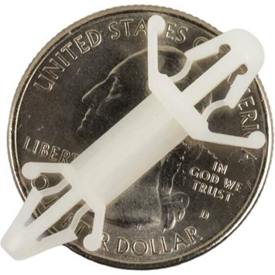 LCF-7 M3 Uçak tipi İzolasyon Sütunu PCB Naylon İzolasyon Sütunu Beyaz 7-0mm - 2