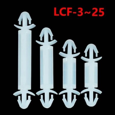 LCF-8 M3 Uçak tipi İzolasyon Sütunu PCB Naylon İzolasyon Sütunu Beyaz 8-0mm - 3