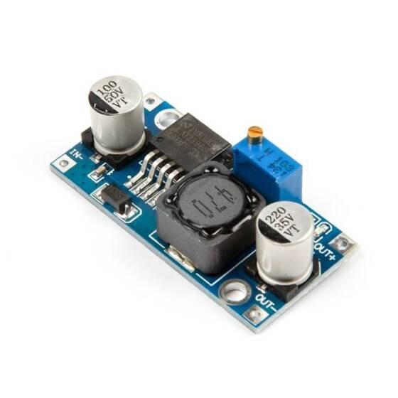 LM2596 LM2596S DC-DC Voltaj Düşürücü Regülatör Modülü Ledli - 12