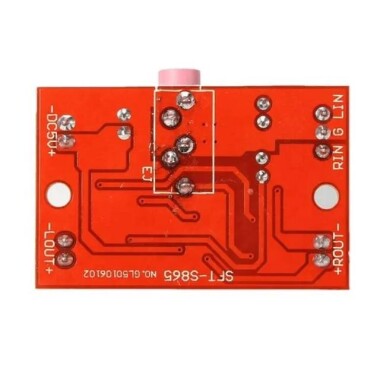 LM4863 5V MINI Amplifikatör Kartı 2x3W Çift Kanallı HiFi Kulaklık - 3