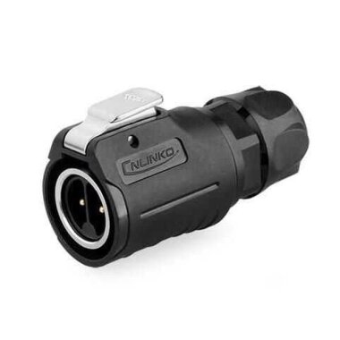 LP-16-C02PE-01-001 2 Pin Su Geçirmez Konnektör - Erkek - CNLINKO