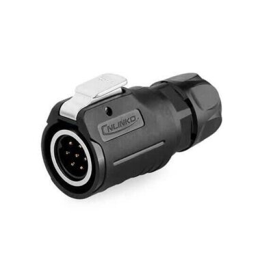 LP-16-C07PE-01-001 7 Pin Su Geçirmez Konnektör - Erkek - CNLINKO