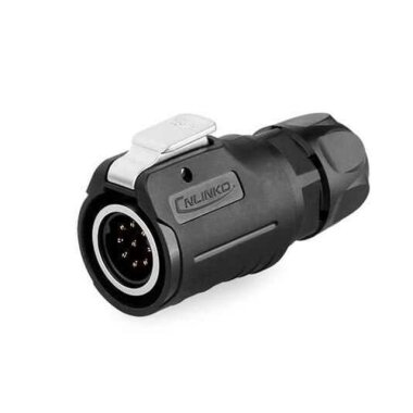 LP-16-C09PE-01-001 9 Pin Su Geçirmez Konnektör - Erkek - CNLINKO