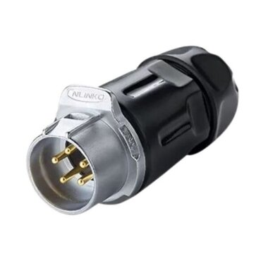 LP-20-C05PP-01-001 5 Pin Su Geçirmez Konnektör - Erkek - CNLINKO