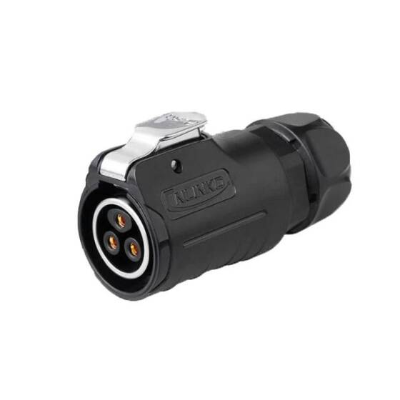 LP-20-J03PE-01-003 3 Pin Su Geçirmez Konnektör - Dişi - 1