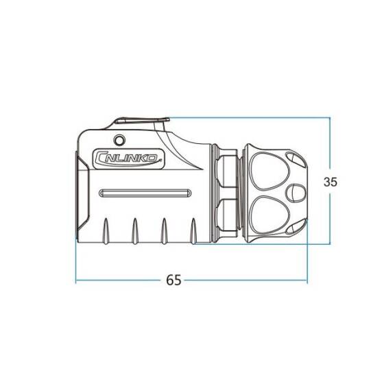 LP-20-J04PE-01-021 4 Pin Su Geçirmez Konnektör - Dişi - 2