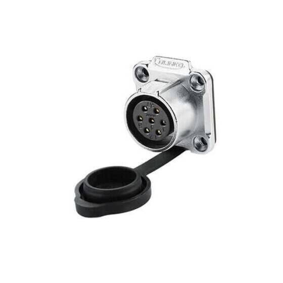 LP-20-J07SX-03-401 7 Pin Su Geçirmez Konnektör - Dişi - 1