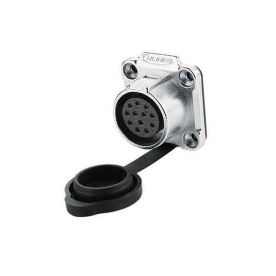 LP-20-J12SX-03-401 12 Pin Su Geçirmez Konnektör - Dişi - 1