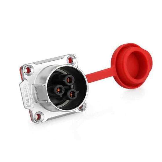 LP-24-J03SX-03-401 3 Pin Su Geçirmez Konnektör - Dişi - 1