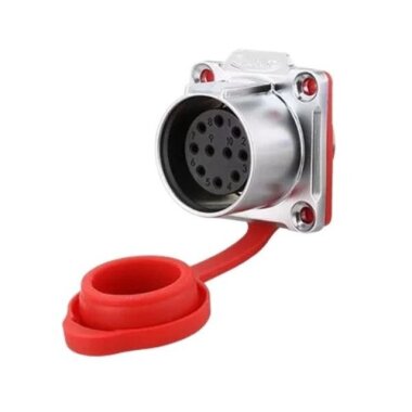 LP-24-J10SX-03-401 10 Pin Su Geçirmez Konnektör - Dişi - 1