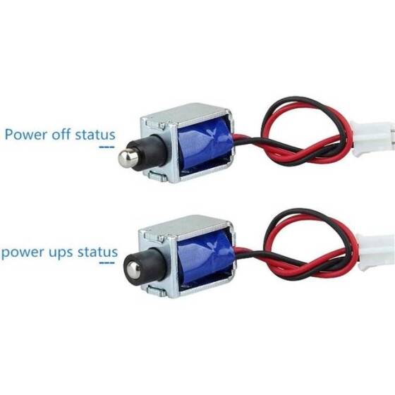 LY-011B 5V DC Küçük Elektromanyetik Kilit - 4