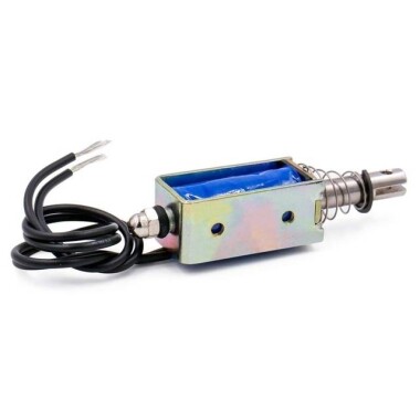 LY-06 12V DC 5N 10mm İtme-Çekme Elektromanyetik Kilit - 2