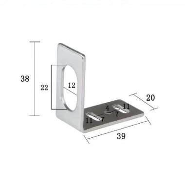 M12 L-Tip Endüktif Sensör Tutucu - 2