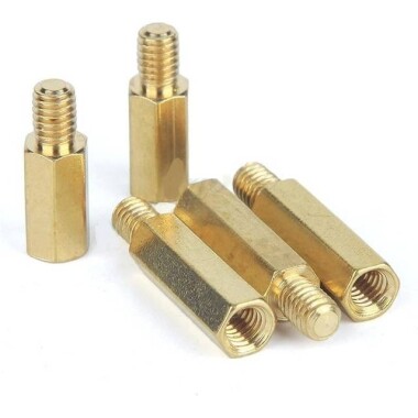 M3 15mm Dişi Erkek Distans Aralayıcı (Standoff-Spacer-Yükseltici)-M3 15mm Dişi + 6mm Erkek - 4