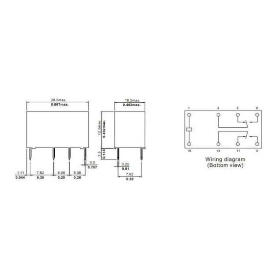 M4-24H 24V 1A Röle 8 Pin - 3