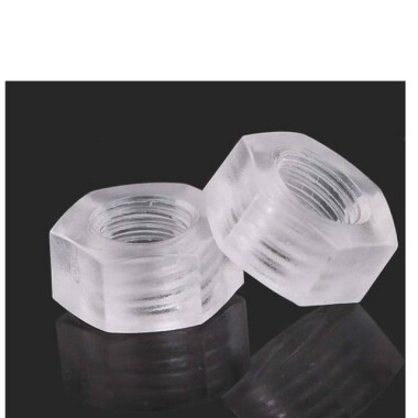 M4 Beyaz Altıgen Naylon Somun - 3