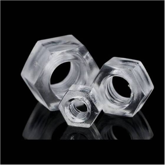 M5 Beyaz Altıgen Naylon Somun - 3