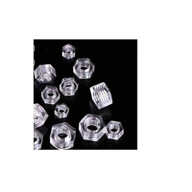 M6 Beyaz Altıgen Naylon Somun - 4