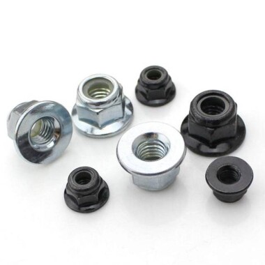 M8 Siyah Altıgen Naylon Somun - 2