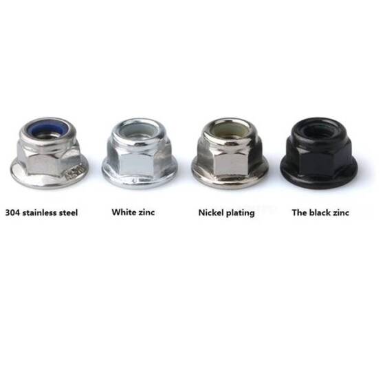 M8 Siyah Altıgen Naylon Somun - 5