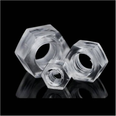 M8 Beyaz Altıgen Naylon Somun - 4